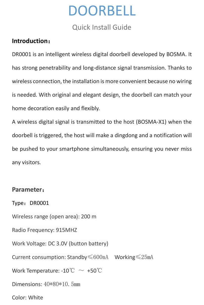 Bosma DR0001 Quick install guide