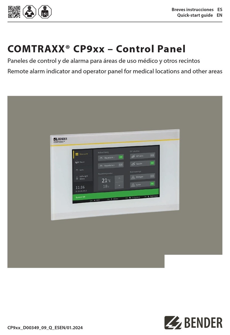 Bender COMTRAXX CP9 Series User manual