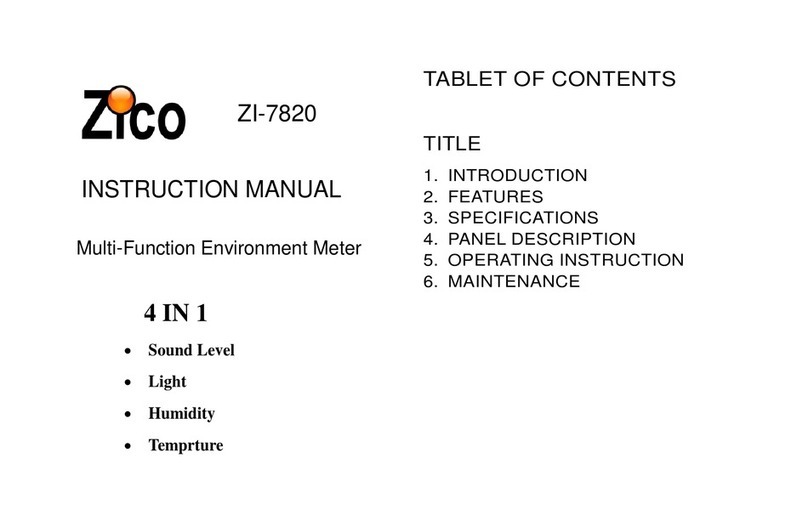Zico ZI-7820 instruction manual