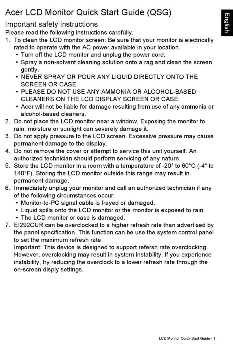 Acer EI292CUR User manual