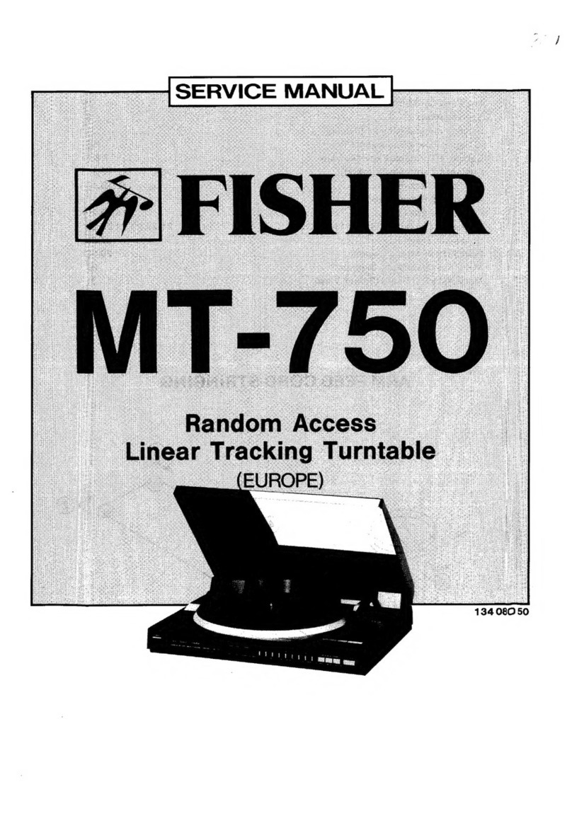 Fisher MT-750 Service manual