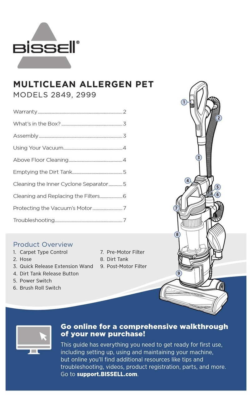 Bissell MULTICLEAN ALLERGEN PET manual
