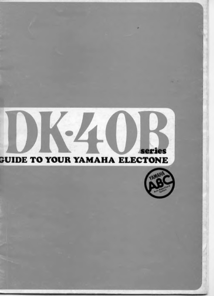 Yamaha Electone DK-40B Series Guide