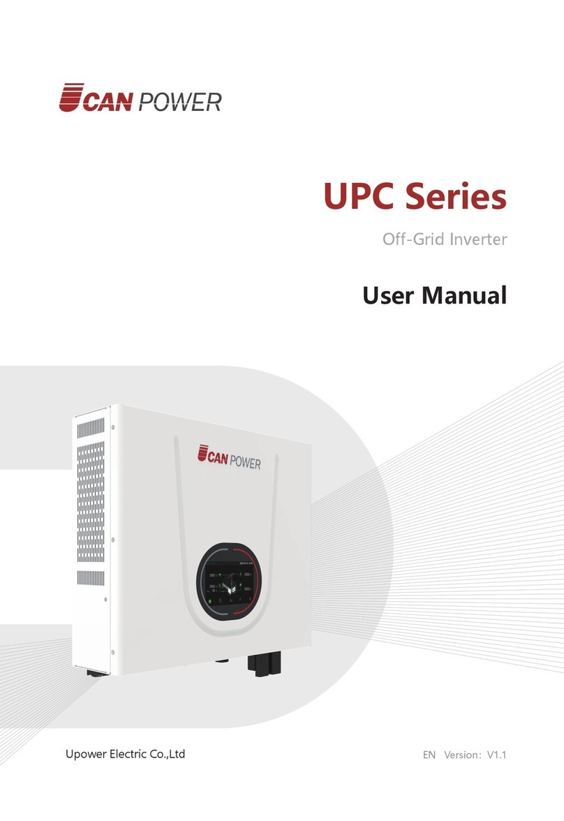 UPOWER CAN POWER UPC Series user manual