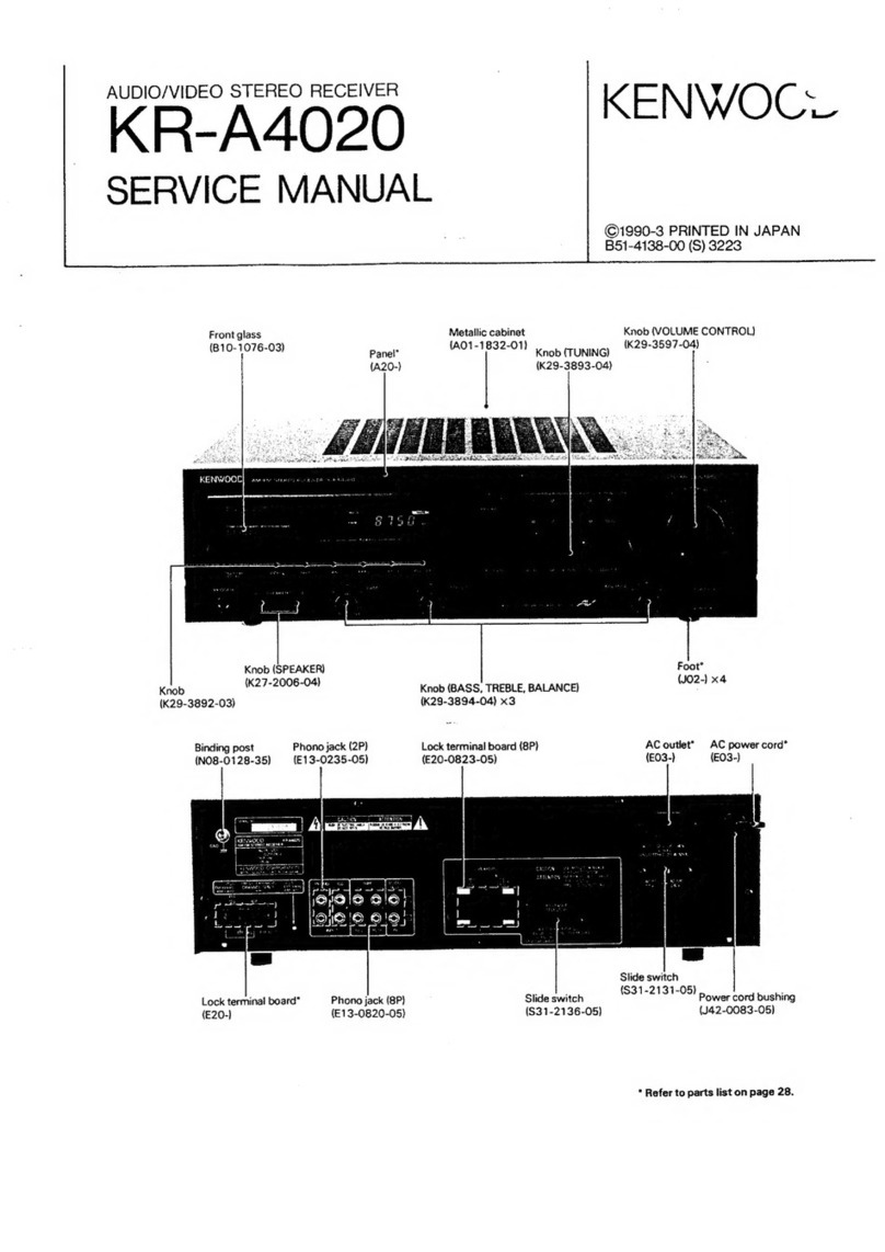 Kenwood KR-A4020 User manual