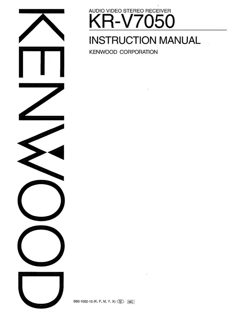 Kenwood KR-V7050 User manual