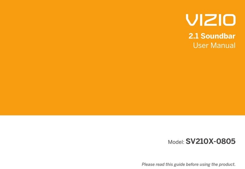 Vizio SV210X-0805 user manual