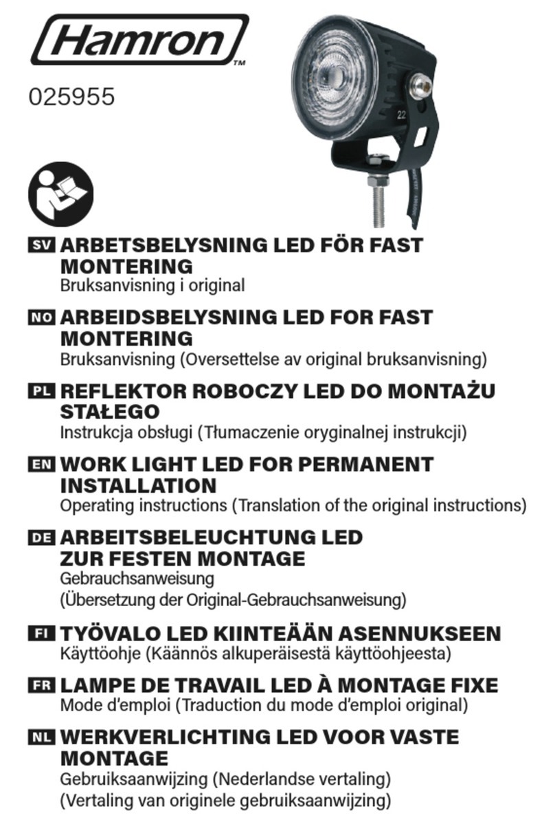 Hamron 025955 User manual