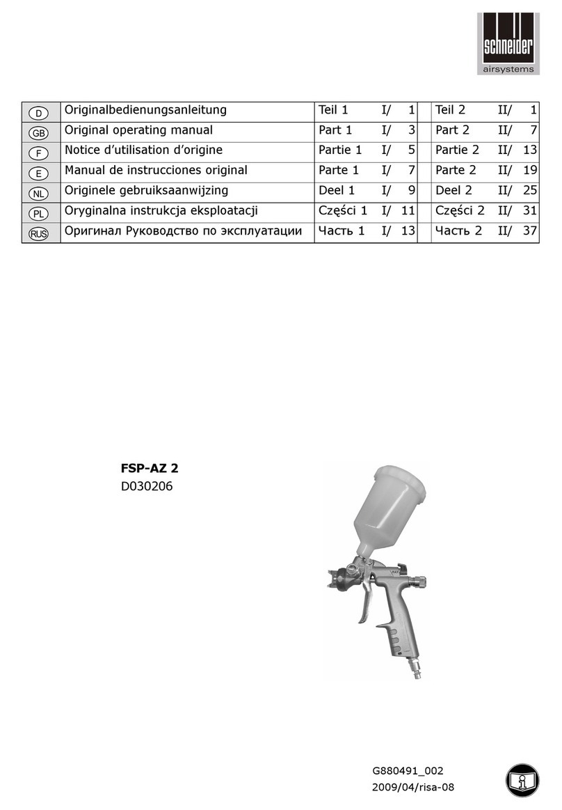 Schneider Airsystems FSP-AZ 2 Installation instructions