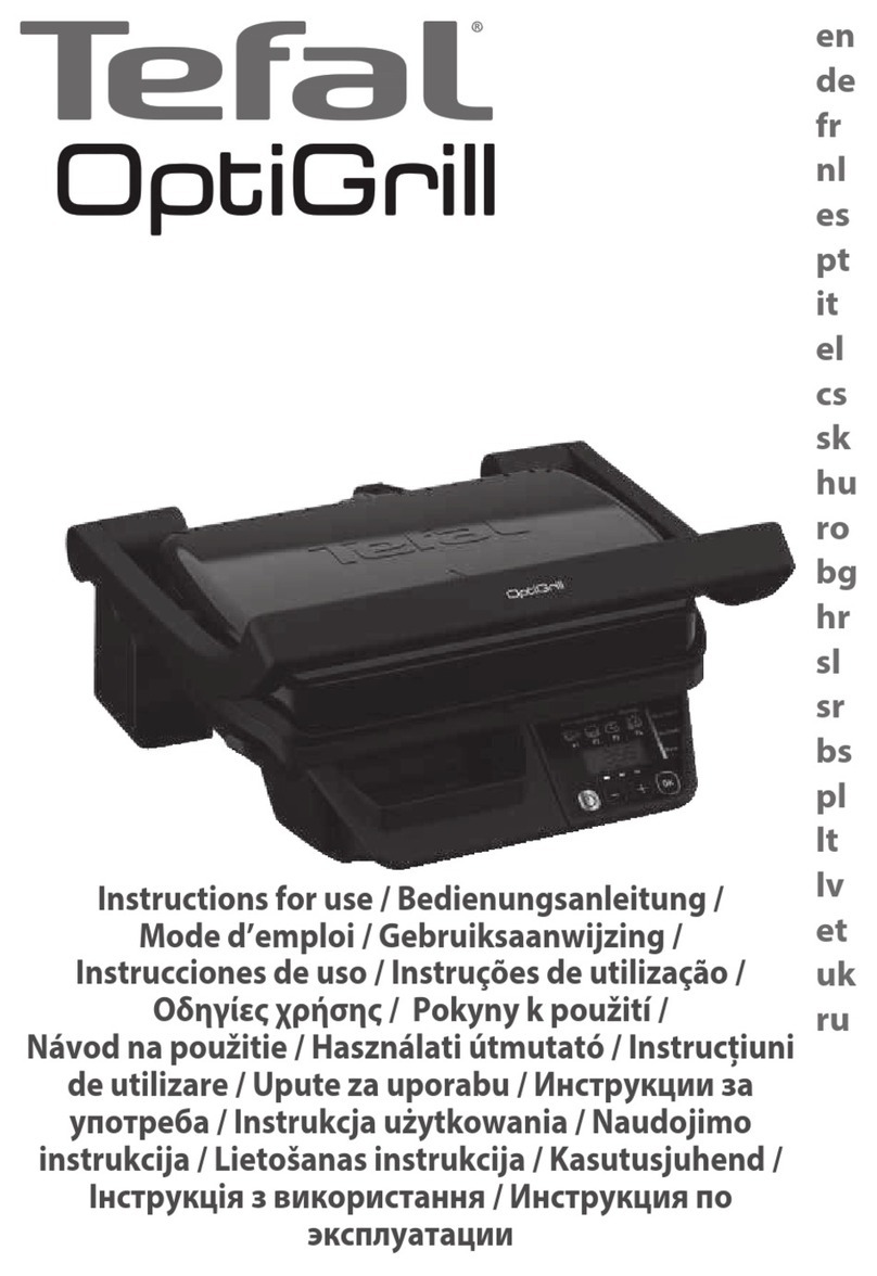 TEFAL OPTIGRILL Instructions for use