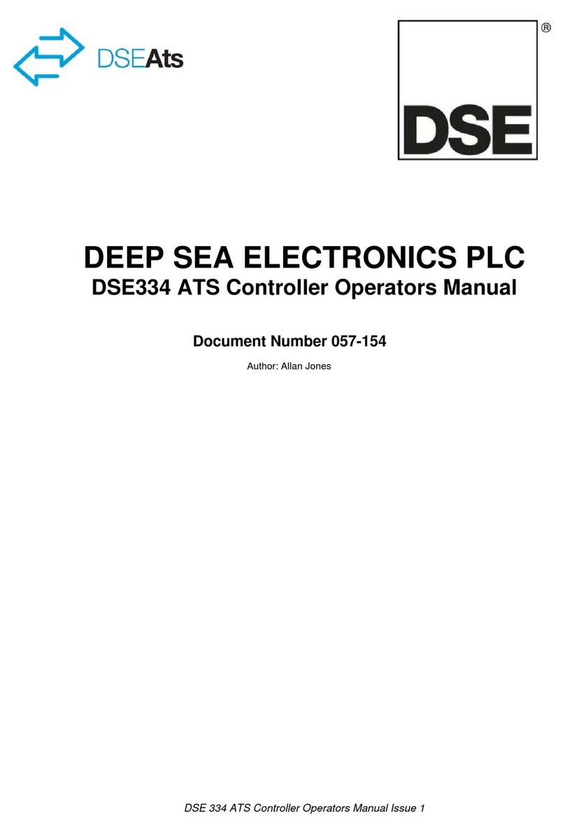 DSE 334 ATS Operator's manual