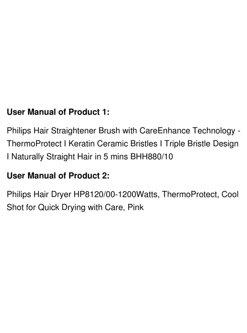 Philips BHH880 user manual