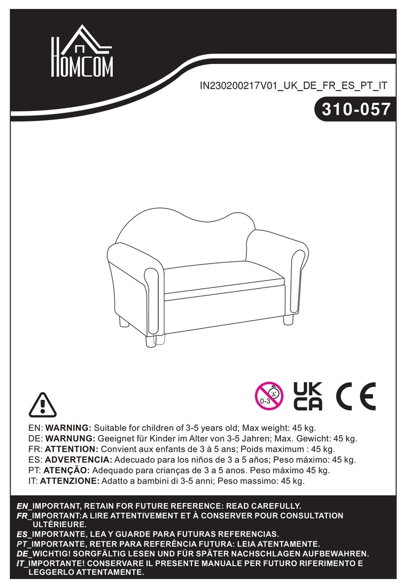 HOMCOM 310-057 User manual HOMCOM 310-057 User manual