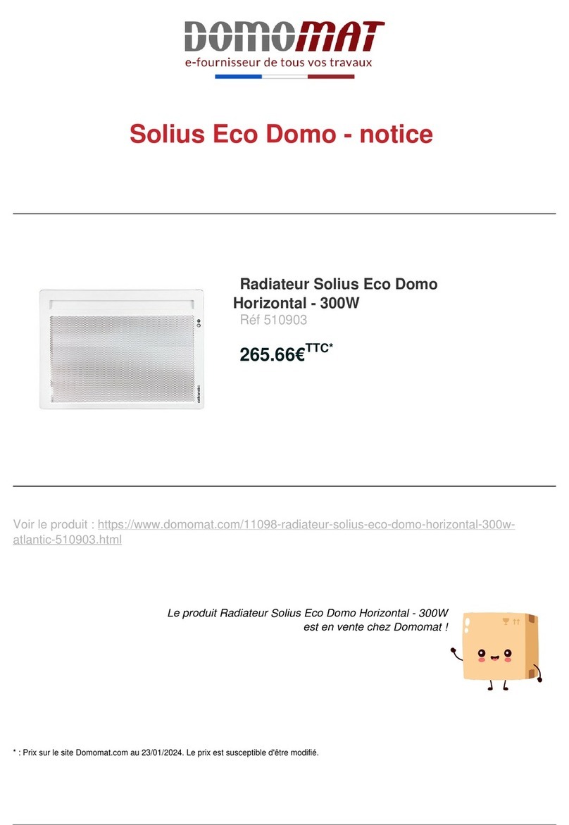 Atlantic Solius Eco Domo manual