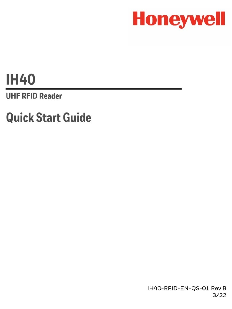 Honeywell IH40 quick start guide