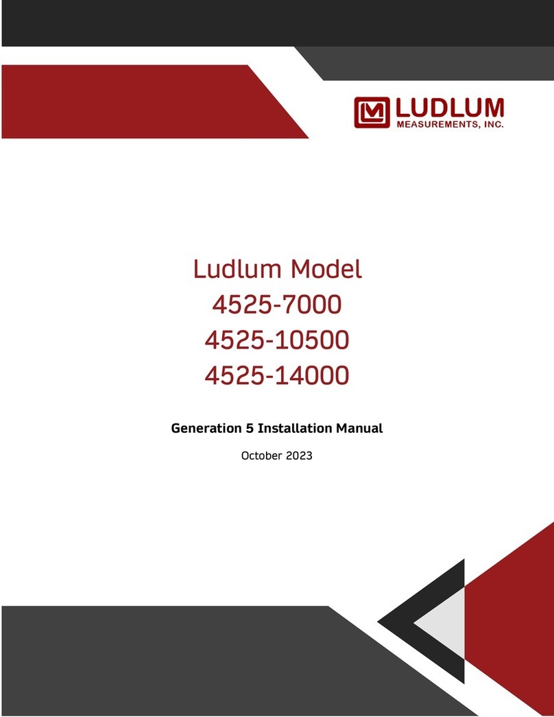Ludlum Measurements 4525-7000 User manual Ludlum Measurements 4525-7000 User manual