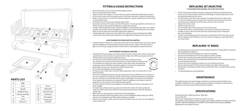 Wanderer WA1025GD Assembly and operating instructions