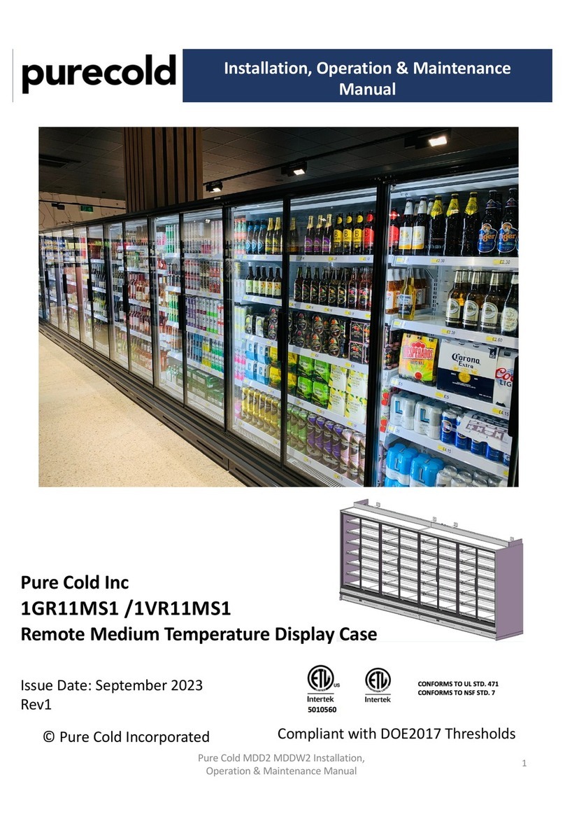 purecold 1GR11MS1 Instruction manual
