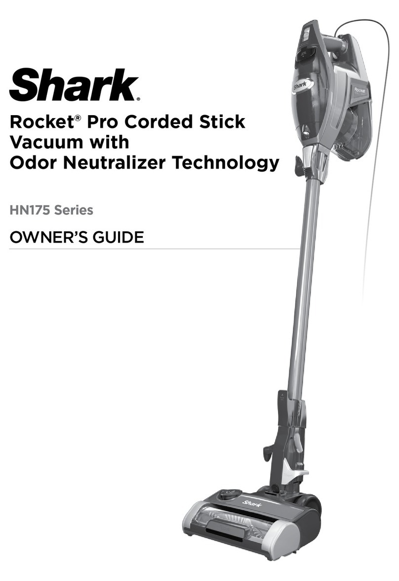 Shark Rocket Pro HN175 Series User manual