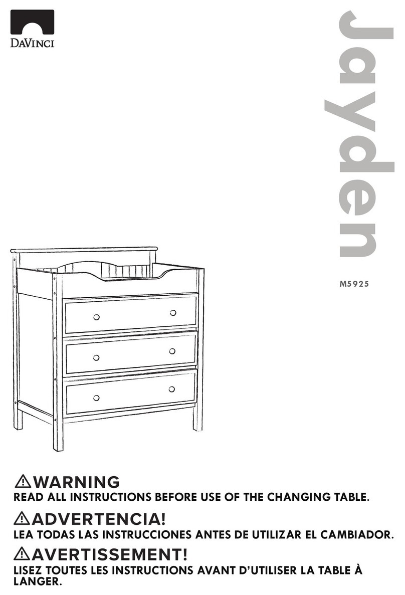 DaVinci Jayden M5925 User manual