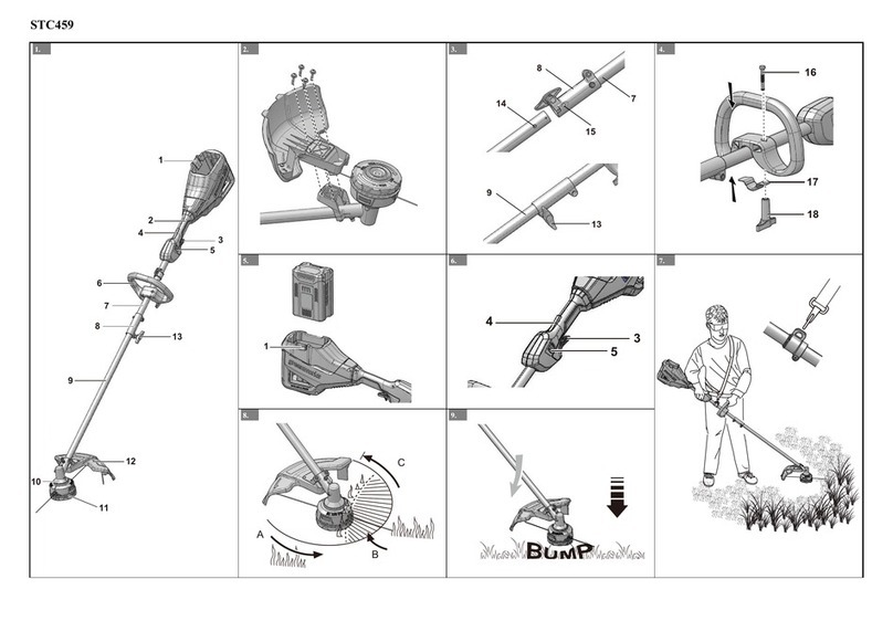 GreenWorks STC459 User manual