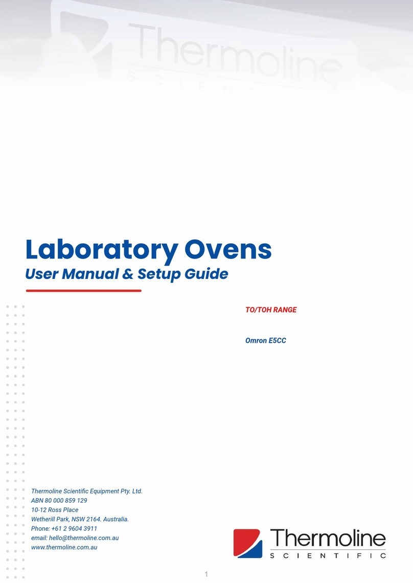 Thermoline Scientific TO Series User manual