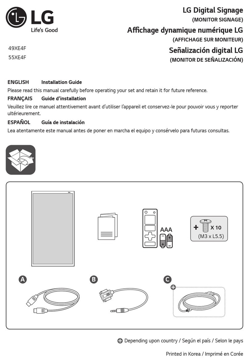 LG 49XE4F-M.AEU User manual