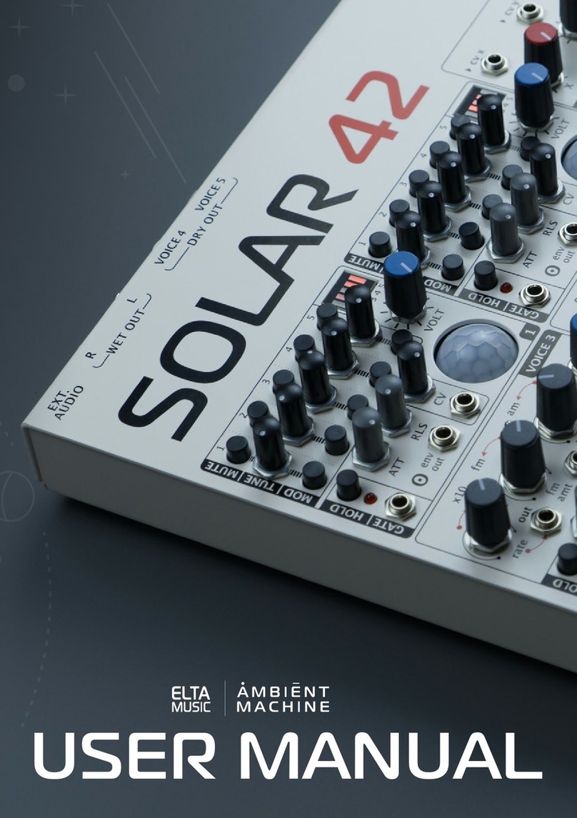 ELTA music SOLAR 42 user manual