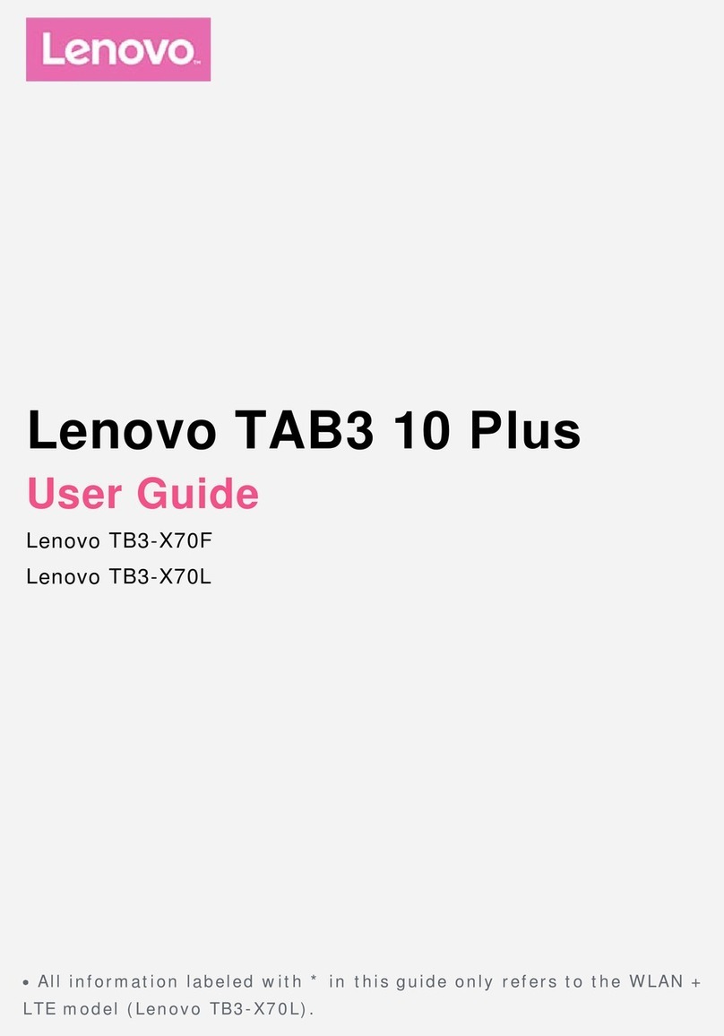 Lenovo TAB3 10 Plus user guide