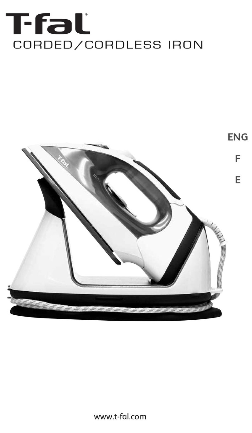 T-Fal ULTRAGLISS CORDLESS 2 FV7020 User manual