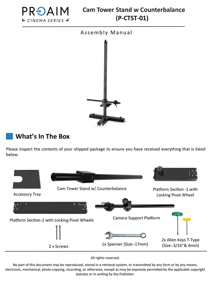 PROAIM CINEMA P-CTST-01 Assembly manual