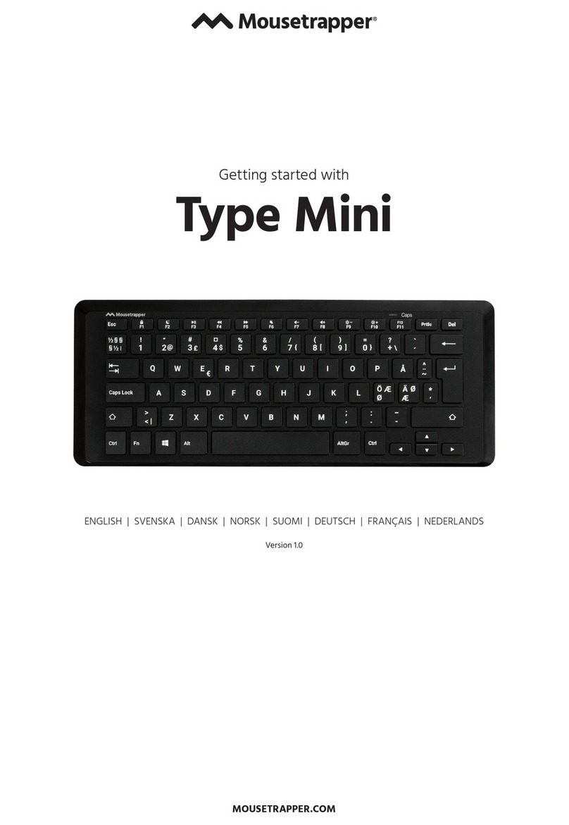Mousetrapper Type Mini User manual