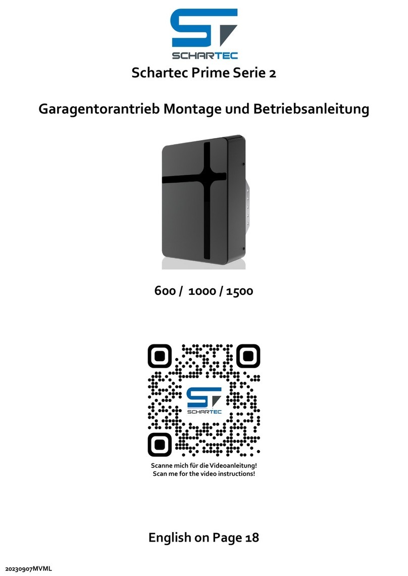 Schartec Prime 2 Series Installation and operation manual