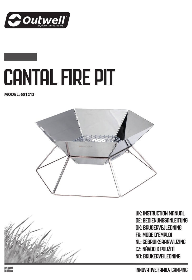 Outwell CANTAL instruction manual