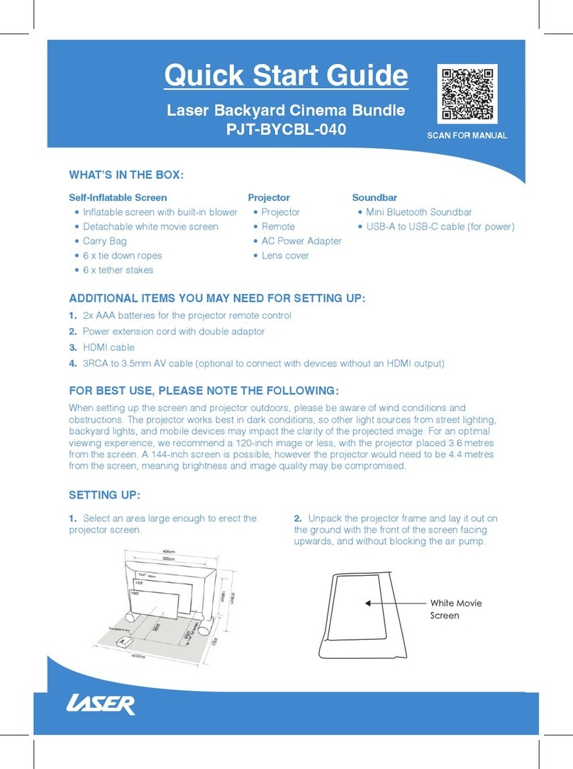 Laser PJT-BYCBL-040 quick start guide