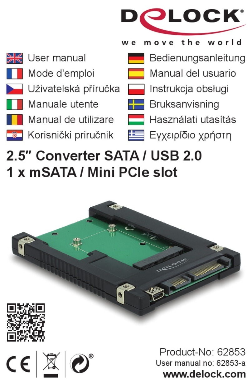 DeLOCK 62853 User manual
