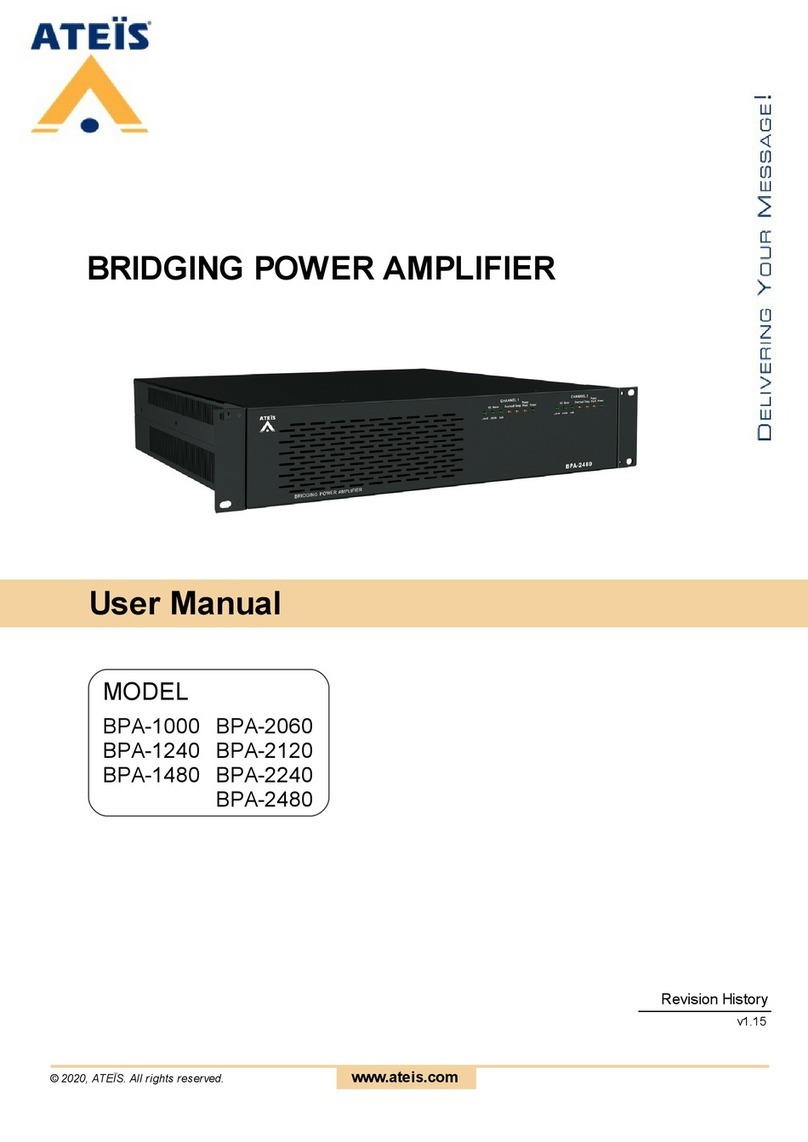 Ateis BPA-1000 user manual