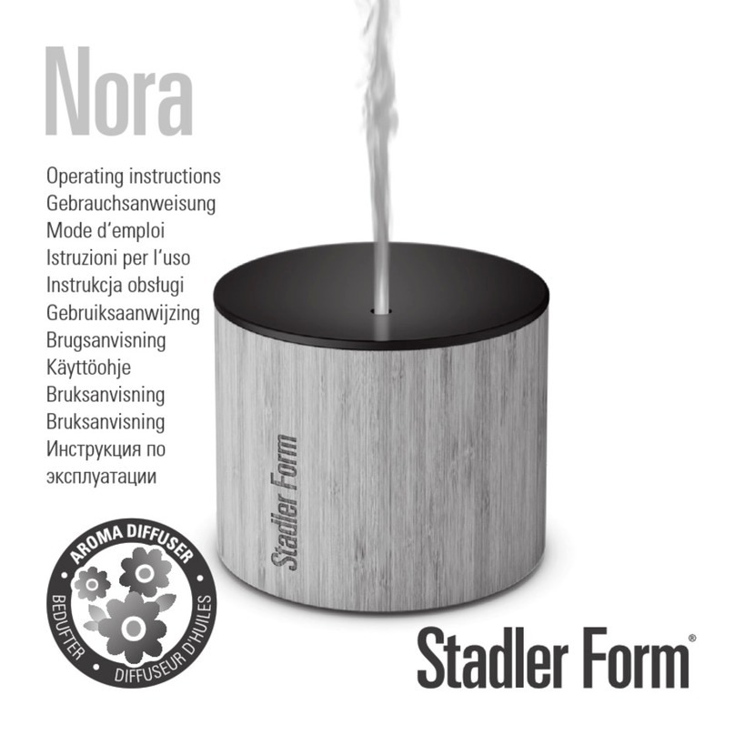Stadler Form Nora operating instructions Stadler Form Nora operating instructions