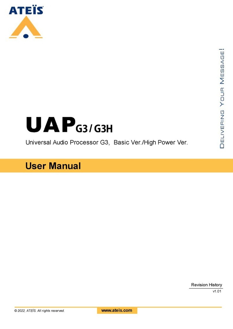 Ateis UAP G3 user manual