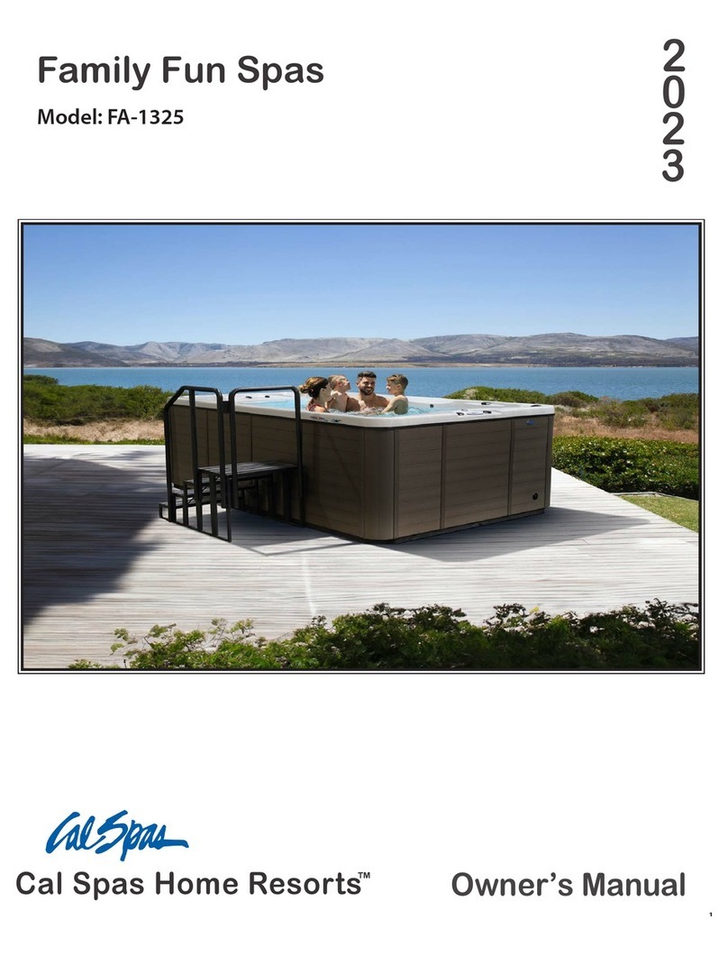 Calspas Home Resorts FA-1325 User manual