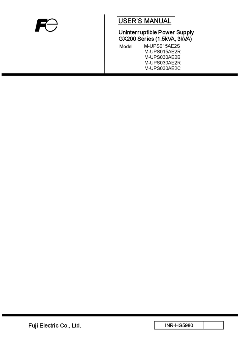 FE GX200 Series User manual
