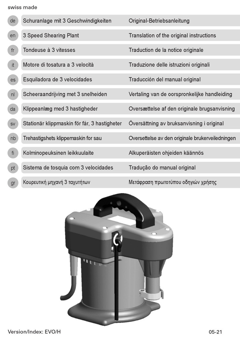 Heiniger EVO/H Translation of the original instructions