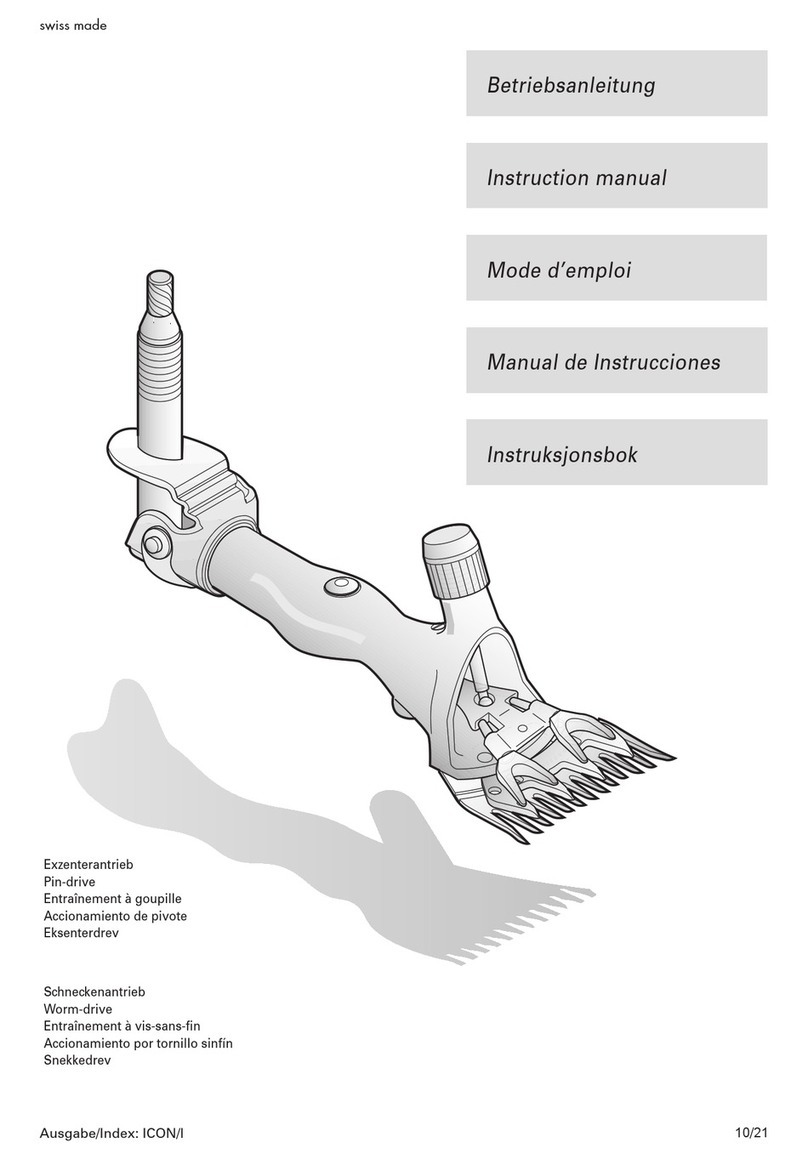 Heiniger ICON/I instruction manual