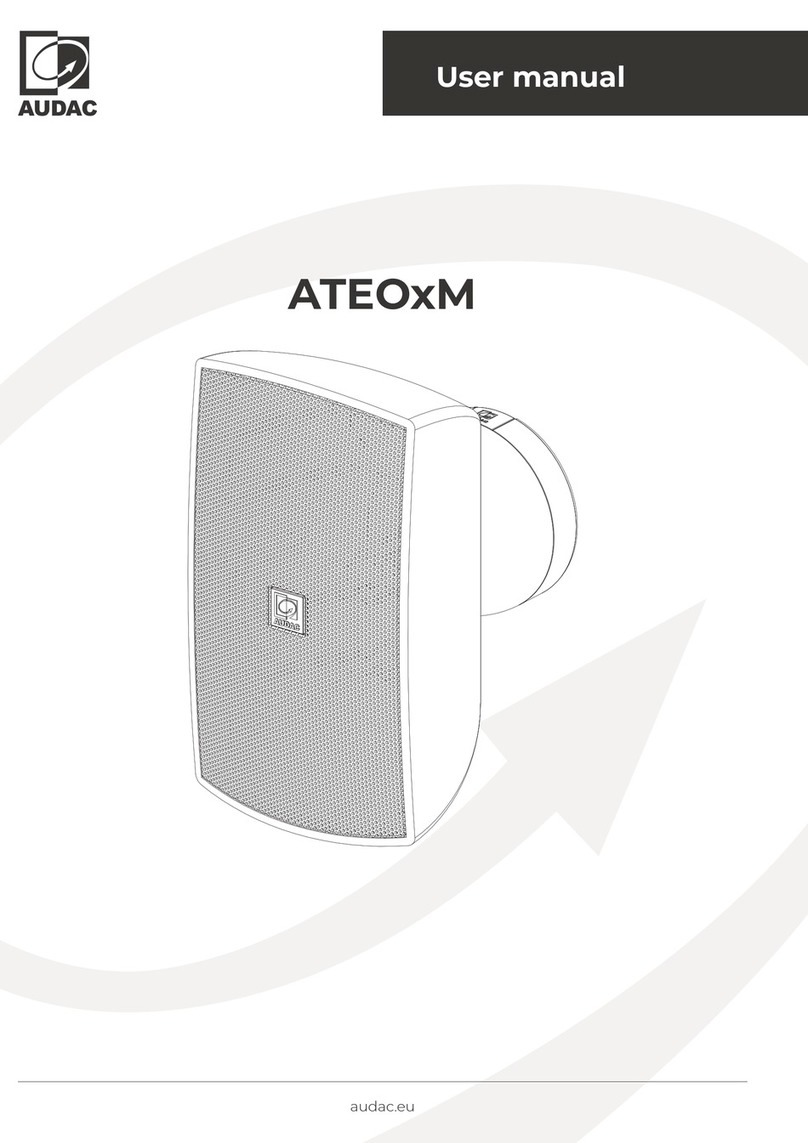 AUDAC ATEO M Series User manual
