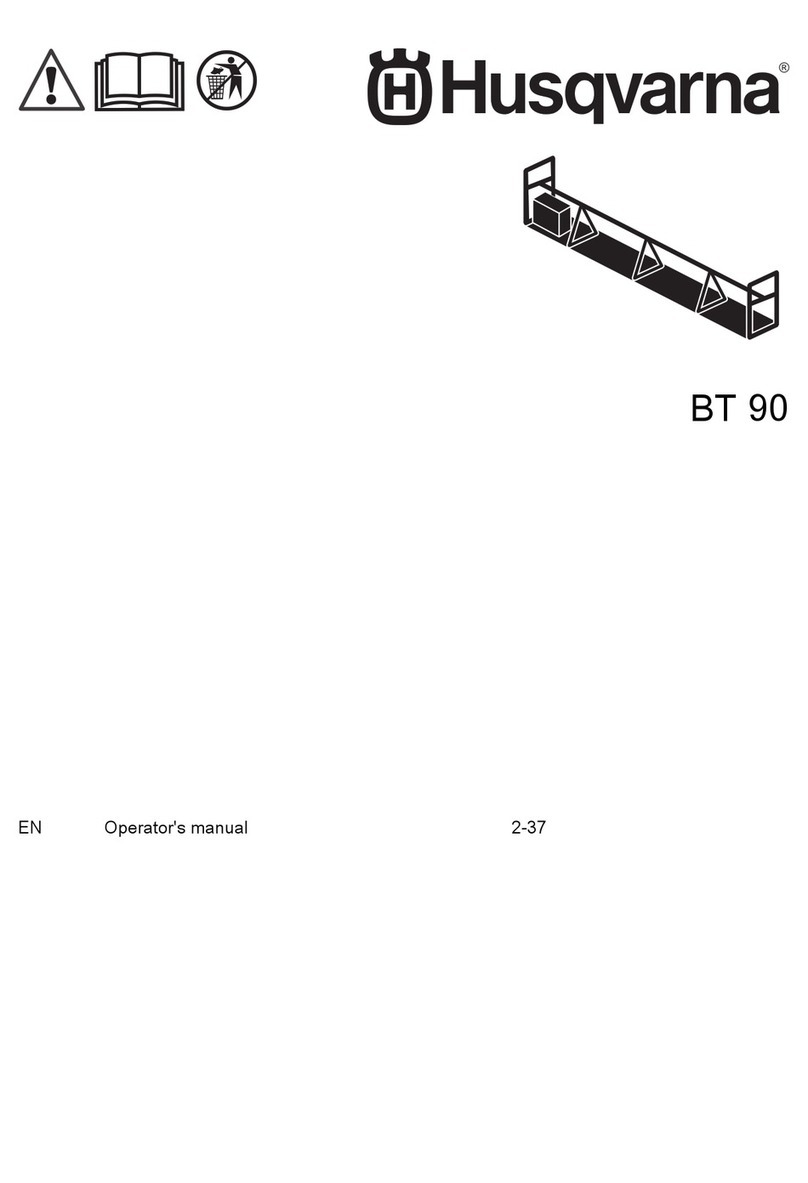 Husqvarna BT 90 Operator's manual Husqvarna BT 90 Operator's manual