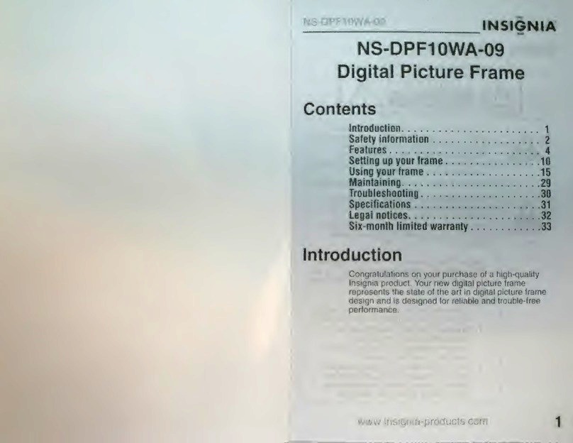 Insignia NS-DPF10WA-09 manual