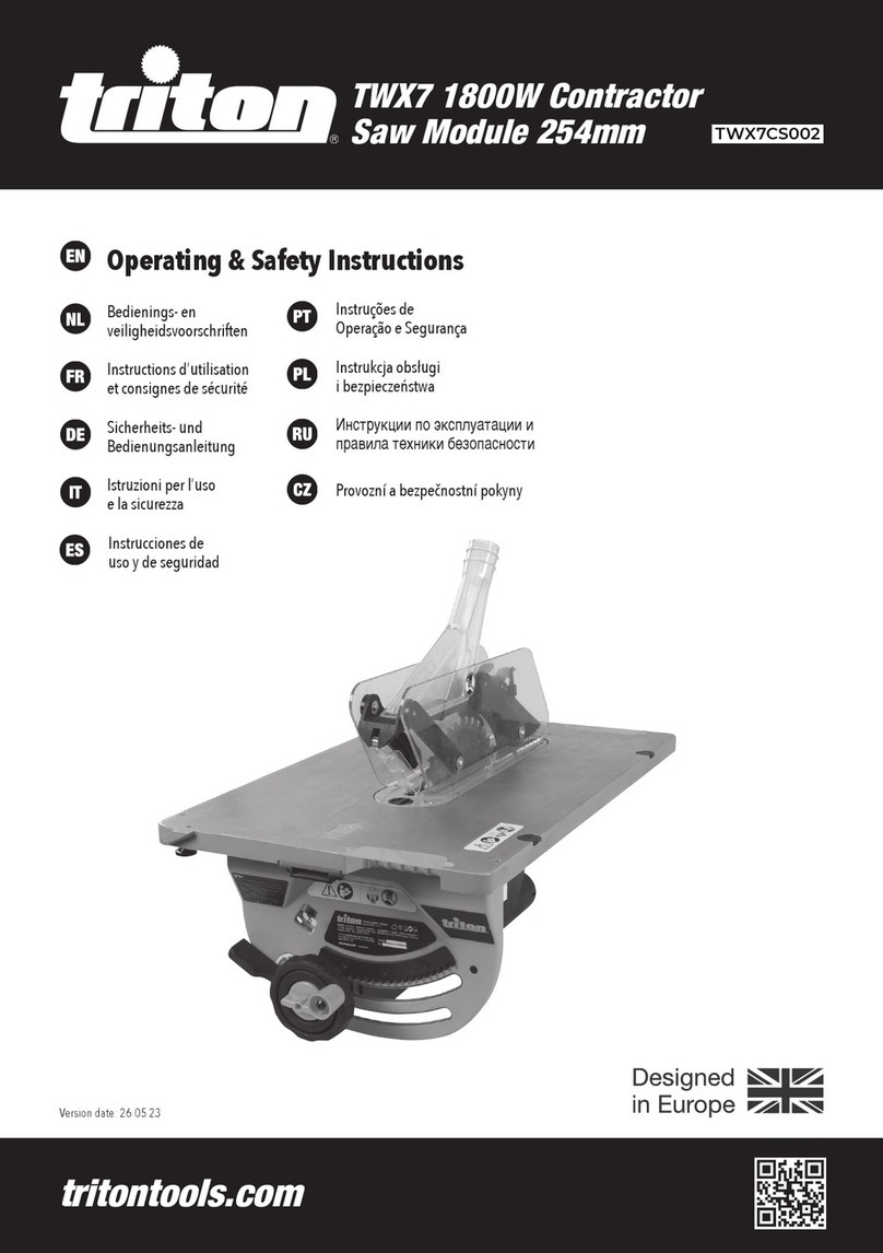 Triton TWX7CS002 Assembly instructions