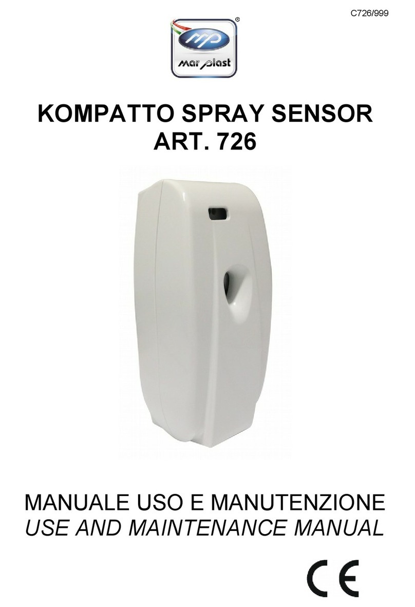 MAR PLAST SPA KOMPATTO SPRAY SENSOR User manual