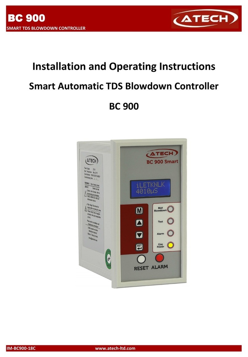 ATECH BC 900 Installation and operating instructions