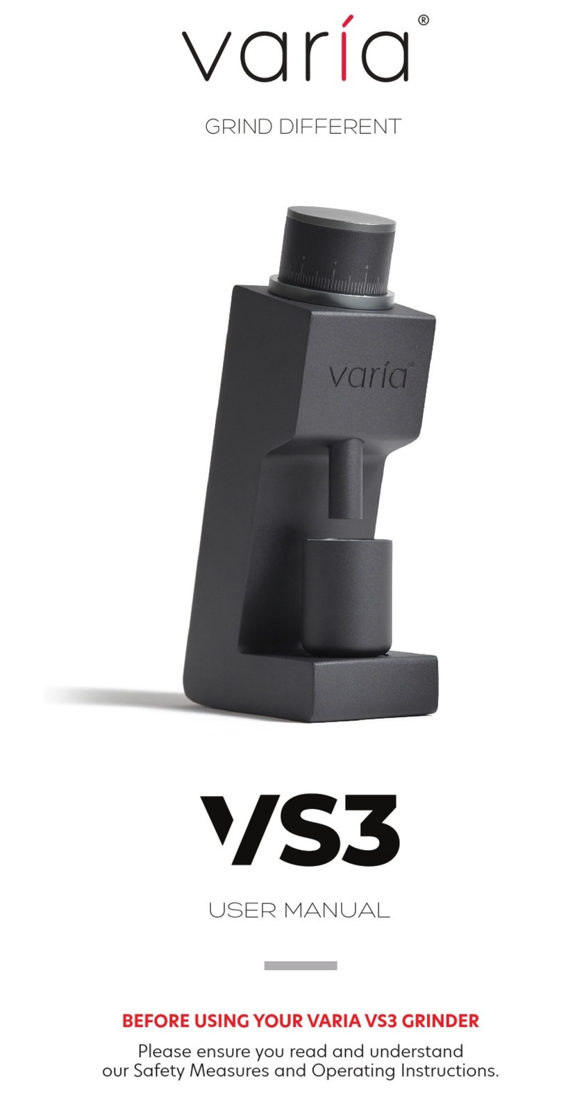 Varia VS3 user manual